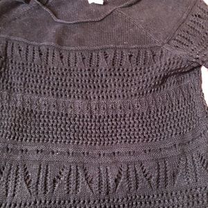 Long sleeve crocheted shirt